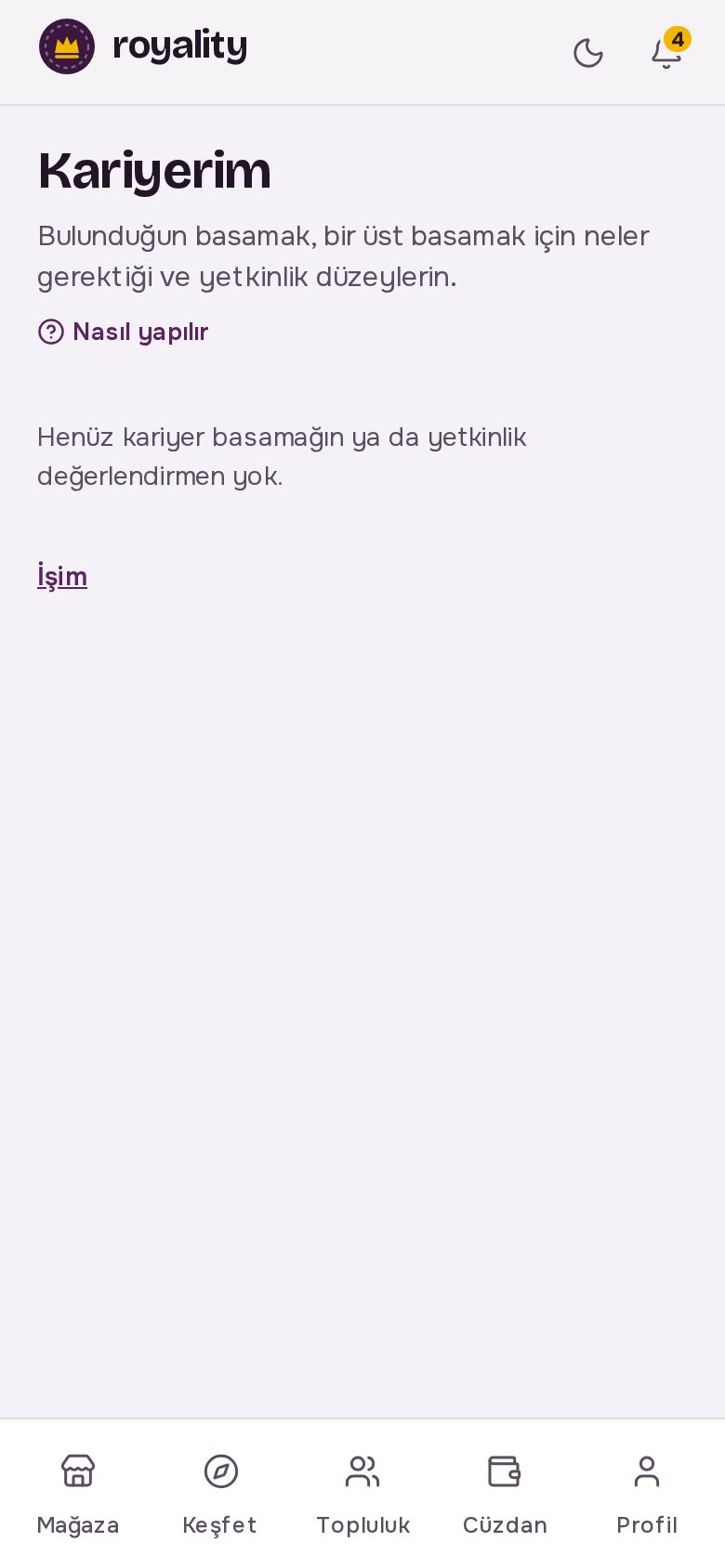 Kariyerim: basamak, sonraki basamağın şartları ve yetkinlikler